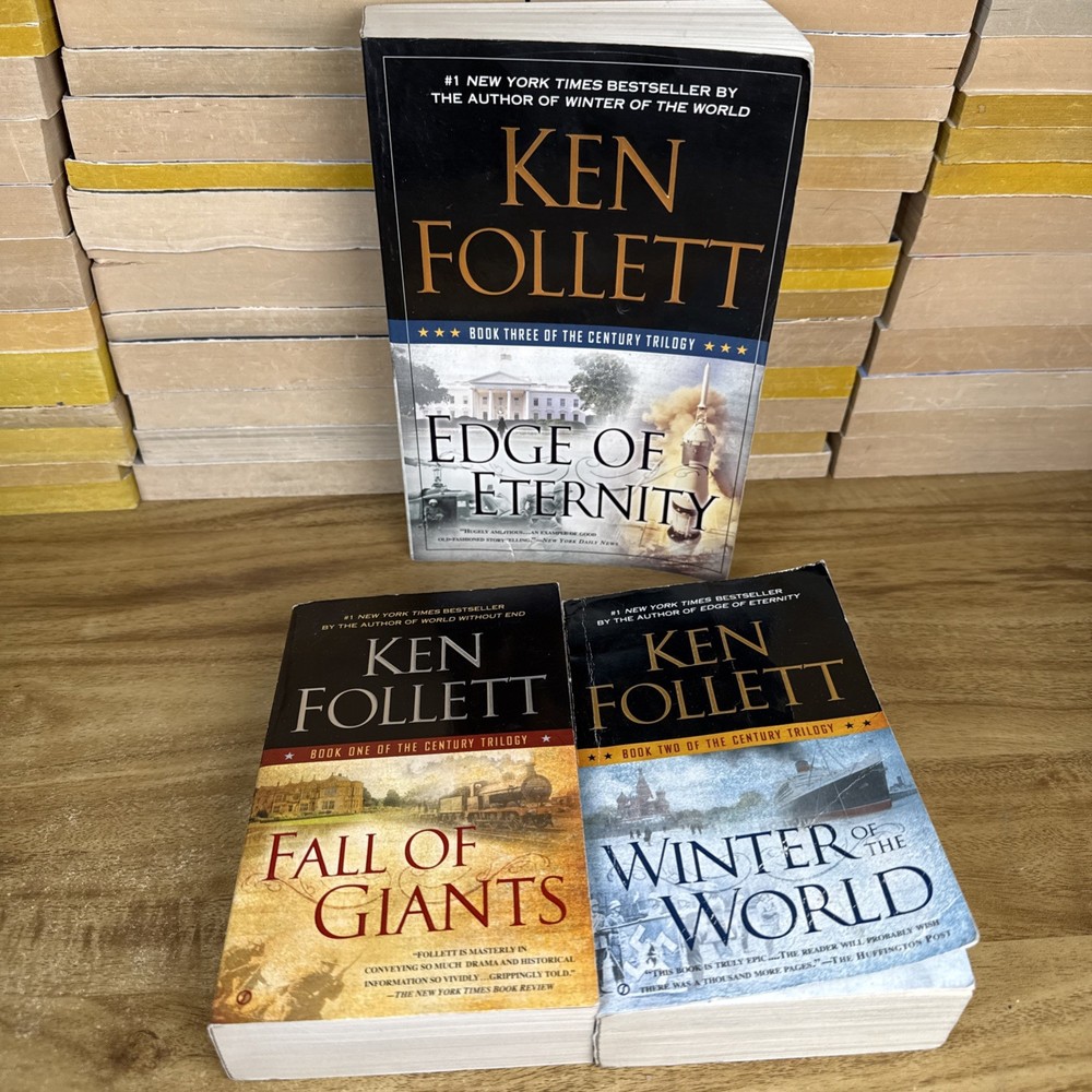 Complete The Century Trilogy 1-3 by Ken Follet Mis matched set 1 Trade Size