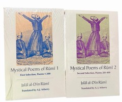 Mystical Poems Of Rumi Vol 1 And 2 Set Paperback Jalal Al Din Rumi Arberry New