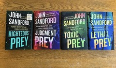 Lot of 4 John Sandford Prey Series 1st Print Righteous Judgement Toxic Lethal HC