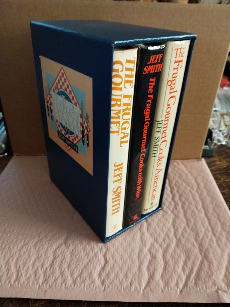 Jeff Smith The Complete Frugal Gourmet Cookbook Set 1986 Hardcover With Case