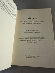 Classics of Naval Literature. Midway. Fuchida/Okumiya. Naval Institute Press.