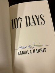 SIGNED Kamala Harris Vice President 107 Days 1st Edition Hardcover Book