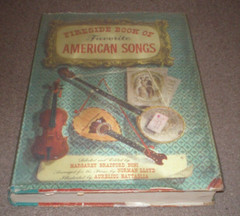 The Fireside Book of Favorite American Songs Songbook Vintage 1952 360 pages