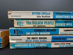Vintage Science Fiction Ace Double Paperback Lot 8 Books 13 Stories PBO Firsts