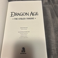 Dragon Age: The Stolen Throne Deluxe Edition, Dark Horse Comics RARE 📚📚📚