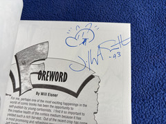 SIGNED + SKETCH comic book JEFF SMITH volume 1 COMPLETE BONE ADVENTURE near mint