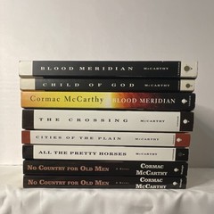 Cormac McCarthy 8 Book Lot Blood Meridian Child of God No Country Bundle