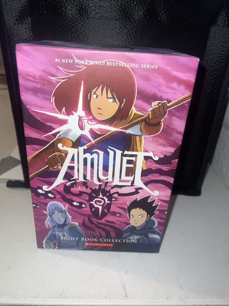 AMULET #1-8 by Kazu Kibuishi (Box Set, 2018) ~1,2,3,4,5,6,7,8~ Trade Paperback