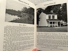 Vtg. Book Tourist Guide To Historic Vincennes IN 40 Pages Illustrated 1947 W/Map