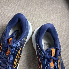 Brooks Glycerin 20 Running Shoes Mens Size 11.5 Navy Orange Cushioned