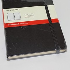Moleskine PRO Address Book Hard Cover Large (5″ x 8.25″) Black 240 Pages