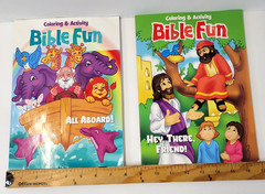 Bible Fun Coloring & Activity Books Set 2 Dreamtivity All Aboard Hey There