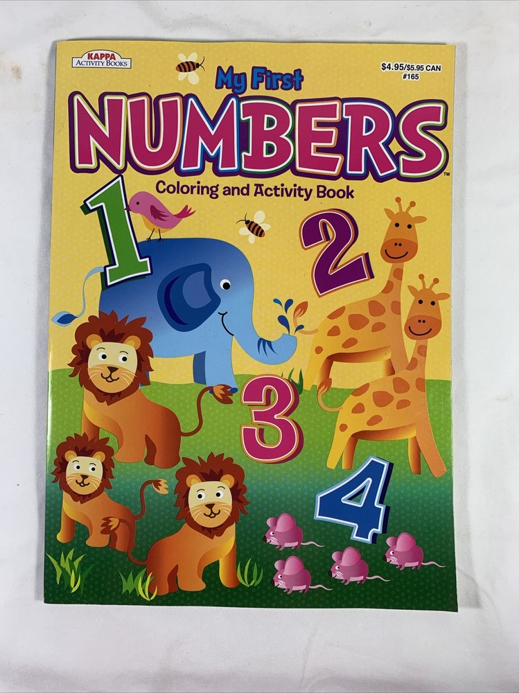 Kappa – My First Numbers Coloring & Activity Book – 80 pages