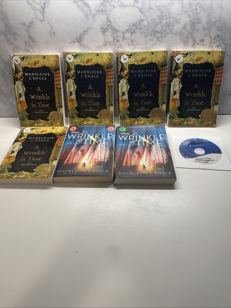 Guided Reading Lot of 7 WRINKLE IN TIME L’Engle Class Set PB Teacher Newbery