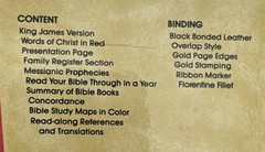 Nelson Giant Print Bible KJV Bonded Leather (Open Box) 544 Black -SHIPS FREE!