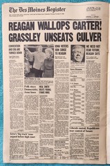 Historic Pages From The Des Moines Register and Tribune 1980 Jumbo Book 84 Pages