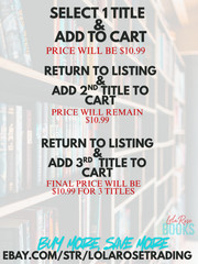 Fiction Books PBK • Pick Any 3 for $11 • Hundreds of Titles • Various Sub-Genres