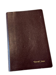 Bible NIV 1984 Thinline Burgundy Bonded Leather Sewn Binding Good Condition