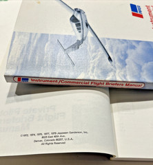 Piper INSTRUMENT COMMERCIAL Flight Briefers Manuals 1979 PB Illustrated JEPPESEN