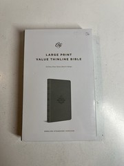 ESV Large Print Value Thinline Bible (Trutone, River Stone, Branch Design)