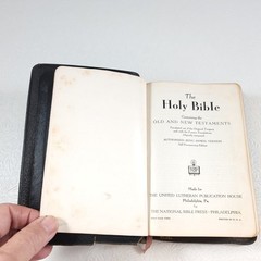 Holy Bible Pronouncing National Bible Press Undated Leather Authorized KJV