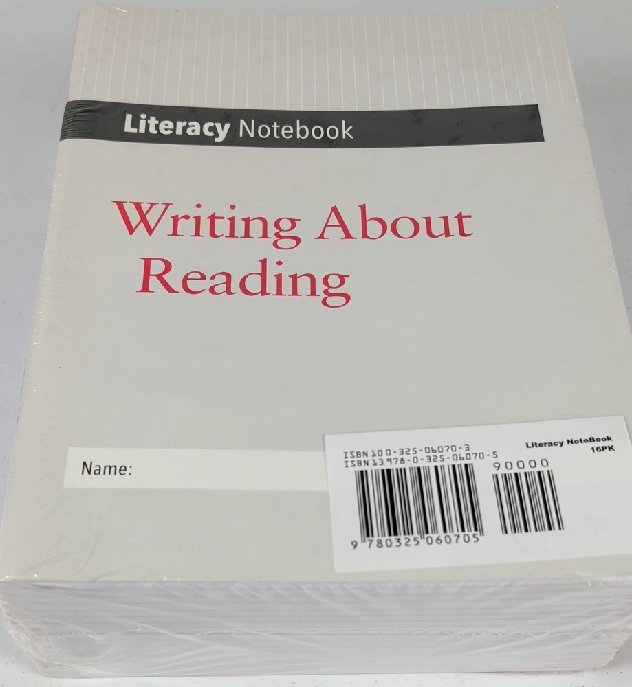 Literacy Notebook Writing About Reading 16PK Workbook Set of 16 Paperback
