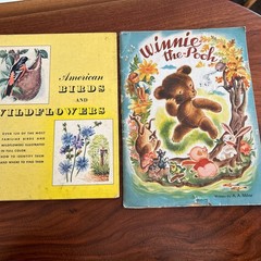 Vintage Children’s Books Lot Of 13 1940s Whitman Winnie The Pooh Pied Piper