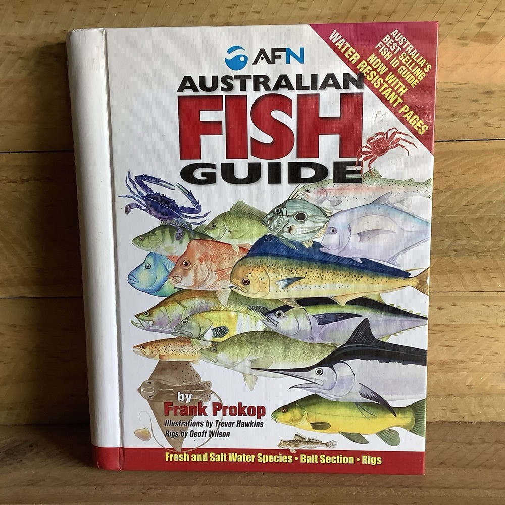 AUSTRALIA FISHING FISH GUIDE AFN BOOK WATER RESISTANT PAGES