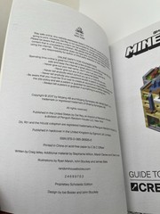 Minecraft: Guide to Creative; 2017 Edition – Mojang AB, 0399182020, hardcover