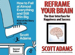 Scott Adams 2 Books Set: How to Fail & Reframe Your Brain, Paperback