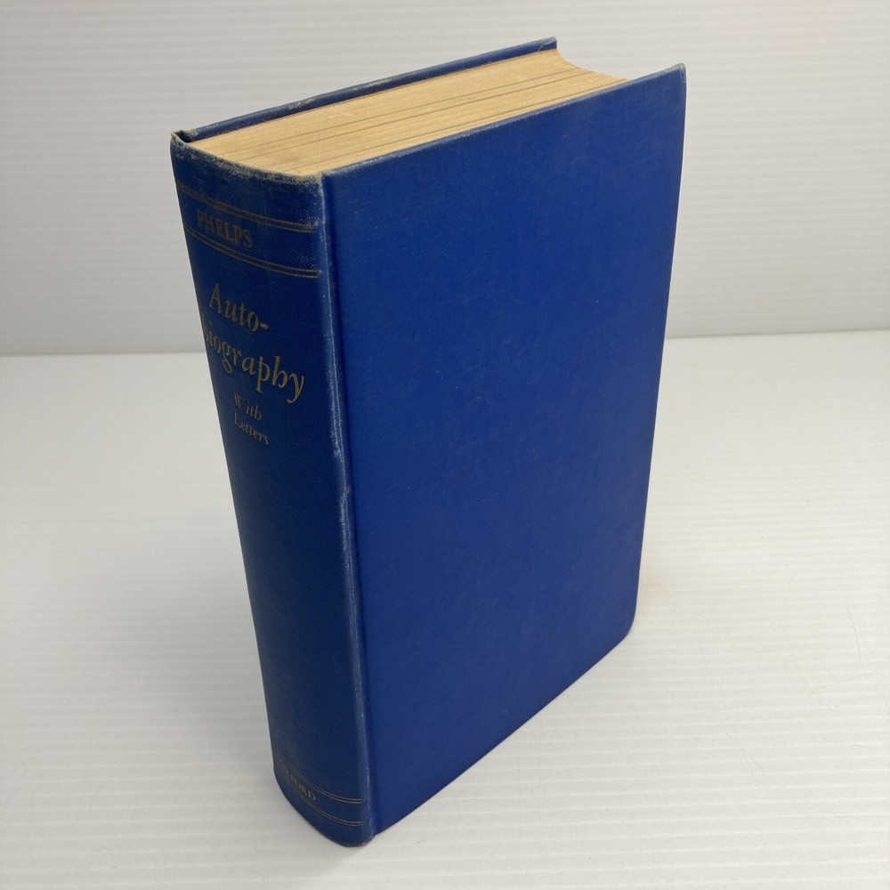 William Lyon Phelps Autobiography with Letters 1939 HC Author Scholar & Critic