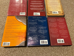 Robert Langdon – Complete 6-Book Hardcover Series Set – Dan Brown – RARE!