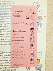 NEW 1993 1985 How Much Is a Million? David M Schwartz SIGNED Paperback Bookmark