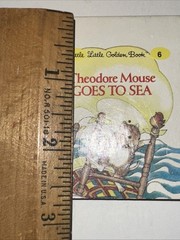 1983 Little Little Golden Book Theodore Mouse Goes To Sea 2.75” X 2.75” *READ*