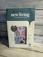 New! NLT Compact Zipper Holy Bible Filament Enabled Edition Cloth Compact