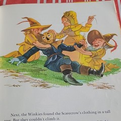 L. Frank Baum The Wizard of Oz Adapted Allen Chaffee HC 1950 I’m Illustrated