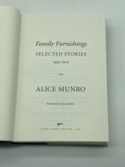 Family Furnishings Selected Stories, 1995-2014
