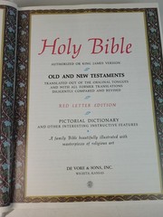 Holy Bible King James Version Family Record Edition 1985 Hardcover