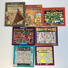 Amazing Mazes Rolf Heimann Puzzle Kindergarten 1st 2nd 3rd 4th Grade 7 Book Lot