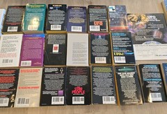 27 Old Vintage UFO Flying Saucer Paperback Book Lot Conspiracy Alien Final War