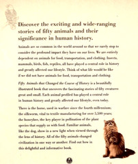 FIFTY ANIMALS THAT CHANGED THE COURSE OF HISTORY (SOFTCOVER)—224 PAGES—XLNT/NM