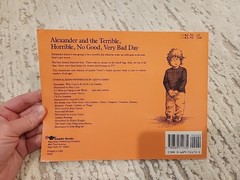 Alexander and the Terrible, Horrible, No Good, Very Bad Day – Judith Viorst 1987