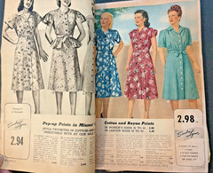 Vintage Spiegel Spring & Summer 1947 Catalog Fashion Home Paper Back Order Form