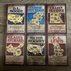 Lot Of 6 YWAM Books Christian Heroes Then & Now Moody Ten Boom Aylward Lewis ++