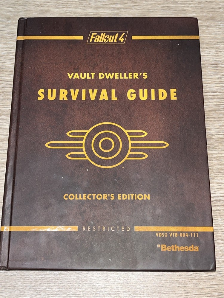 Fallout 4 Vault Dwellers Survival Guide Collector’s Edition Restricted Hardcover