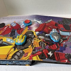 Transformers Stuck On Stories with Suction Cup Toys Board Game and Storybook