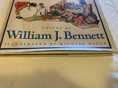 Children’s Book of Virtues by William J. Bennett (1995,) ill Michael Hague HC