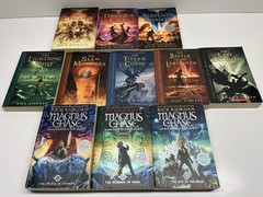 Lot of 11 RICK RIORDAN Books 5 Percy Jackson & The Olympians Set 1-5~Kane~Magnus