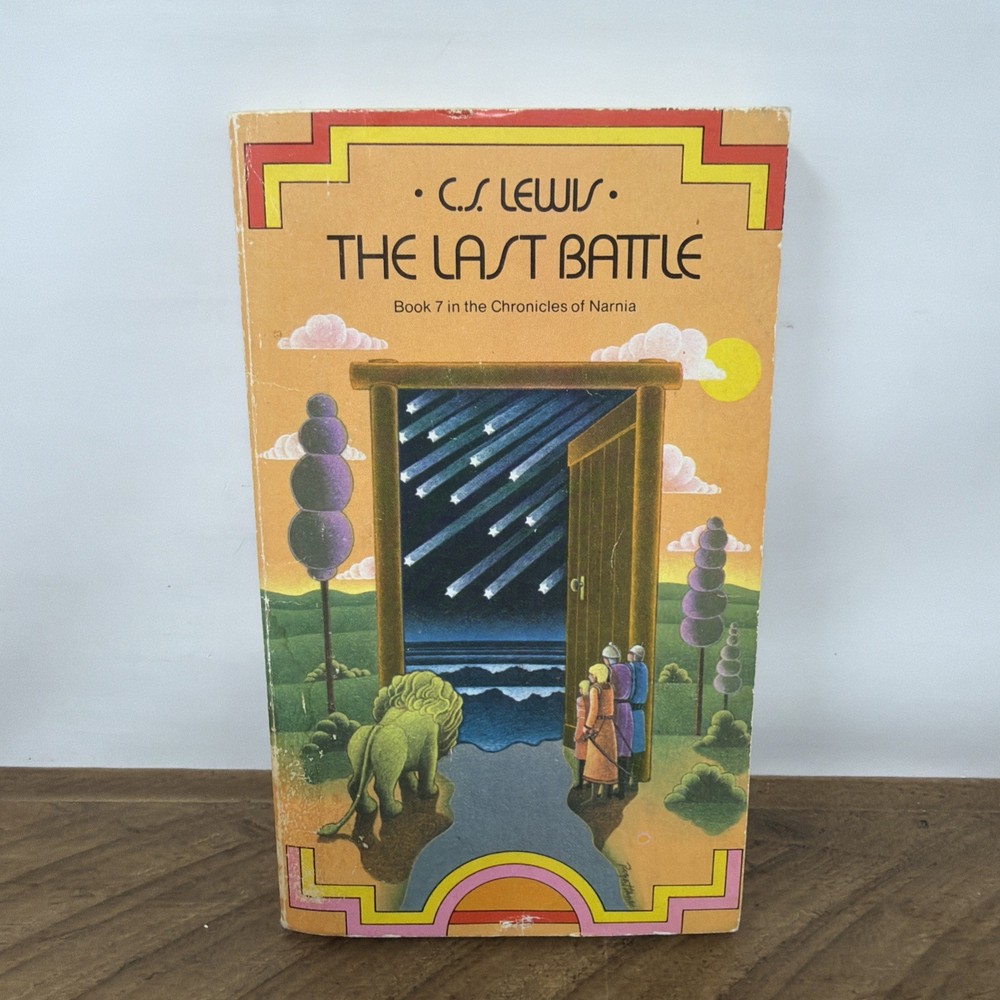 The Last Battle CS Lewis 1974 Vintage The Chronicles of Narnia Book 7 Paperback