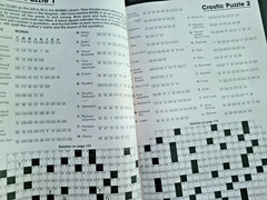 Lot of 2 Family Variety Puzzles & Games & 1 Book With Crosswords by Penny Press